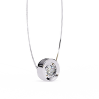 Solstice Halo Lab Grown Diamond Pendant - Ophiratbf