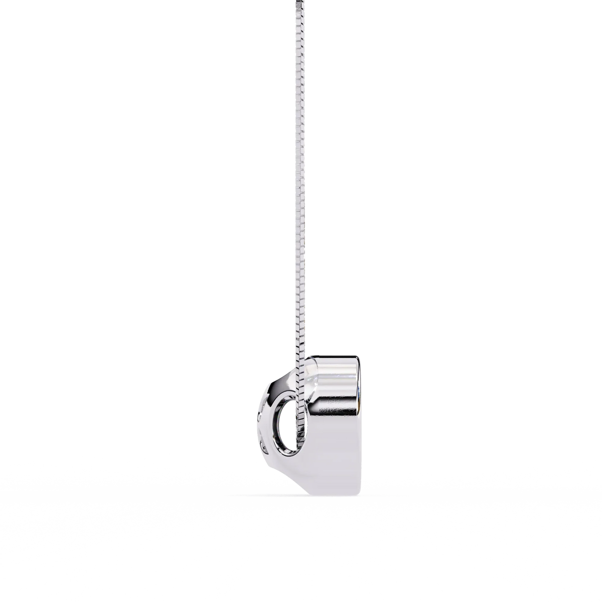 Solstice Halo Lab Grown Diamond Pendant - Ophiratbf