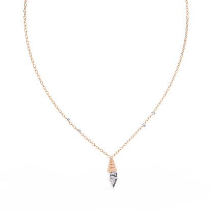 Pyramid Prism Lab Grown Diamond Pendant