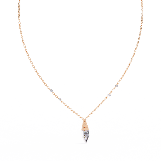 Pyramid Prism Lab Grown Diamond Pendant