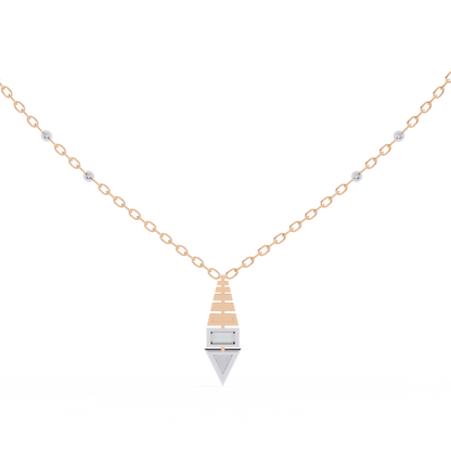 Pyramid Prism Lab Grown Diamond Pendant