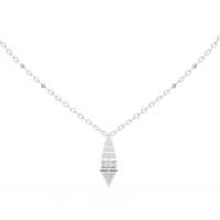 Pyramid Prism Lab Grown Diamond Pendant - Ophiratbf