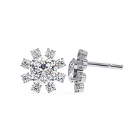 Solara Sunburst Lab Grown Diamond Studs - Ophiratbf