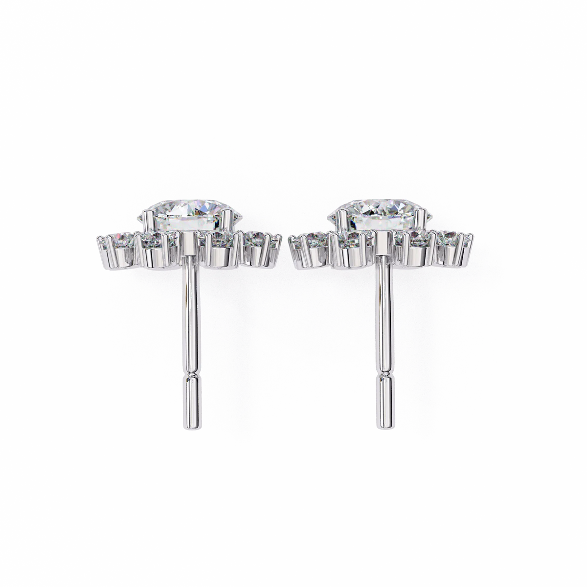 Solara Sunburst Lab Grown Diamond Studs - Ophiratbf