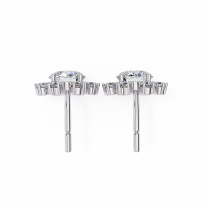 Solara Sunburst Lab Grown Diamond Studs