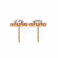 Solara Sunburst Lab Grown Diamond Studs - Ophiratbf