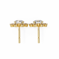 Solara Sunburst Lab Grown Diamond Studs - Ophiratbf