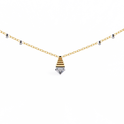 Pyramid Prism Lab Grown Diamond Pendant