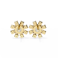 Solara Sunburst Lab Grown Diamond Studs - Ophiratbf