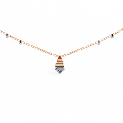 Pyramid Prism Lab Grown Diamond Pendant