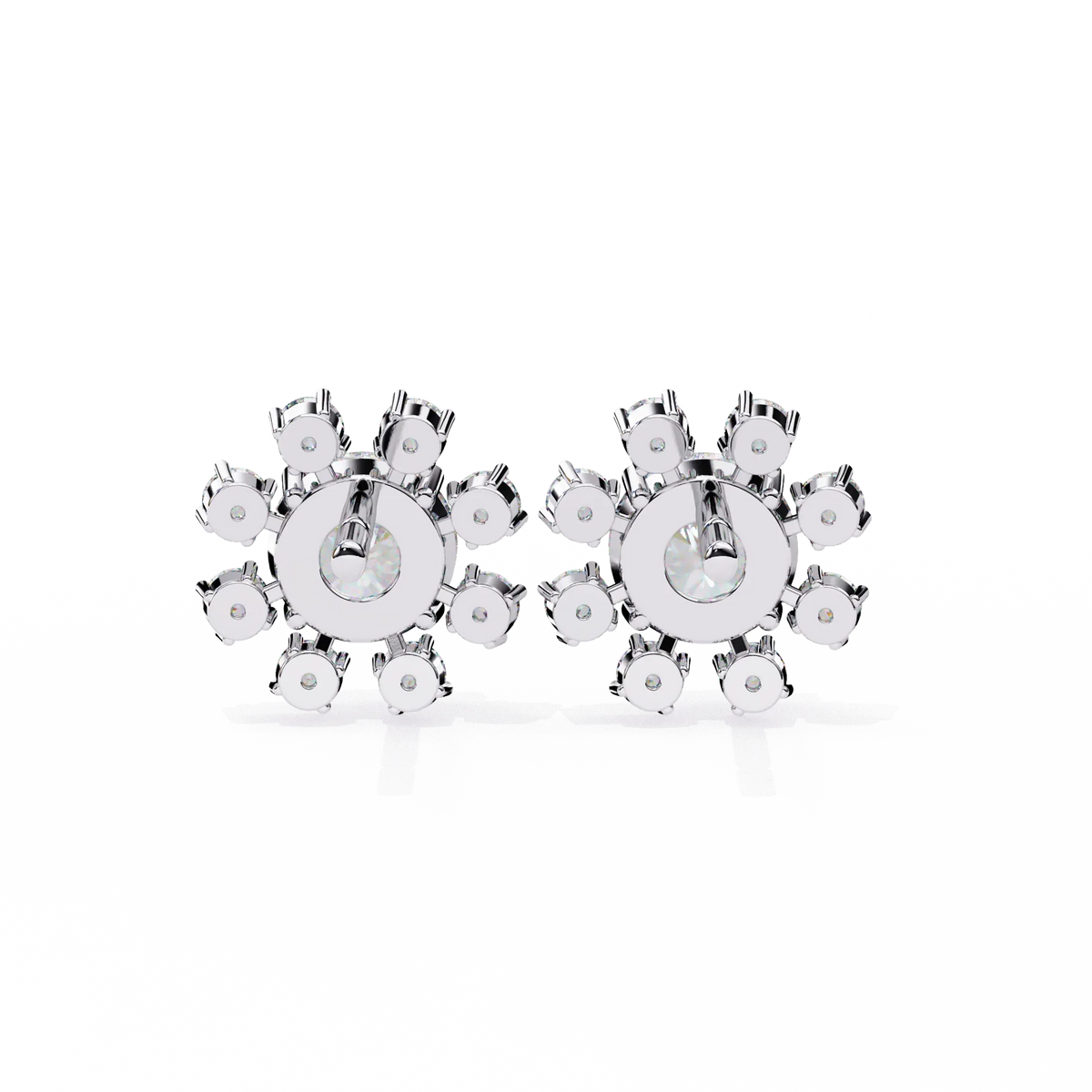 Solara Sunburst Lab Grown Diamond Studs - Ophiratbf