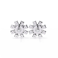 Solara Sunburst Lab Grown Diamond Studs - Ophiratbf