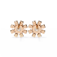 Solara Sunburst Lab Grown Diamond Studs - Ophiratbf