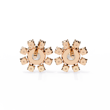Solara Sunburst Lab Grown Diamond Studs