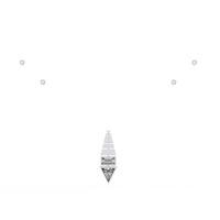 Pyramid Prism Lab Grown Diamond Pendant - Ophiratbf