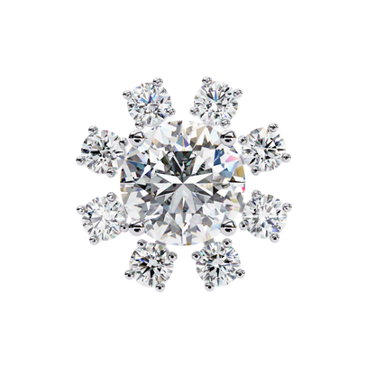 Solara Sunburst Lab Grown Diamond Studs