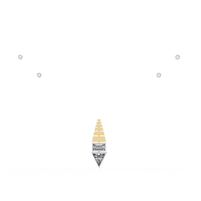Pyramid Prism Lab Grown Diamond Pendant