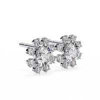 Solara Sunburst Lab Grown Diamond Studs - Ophiratbf