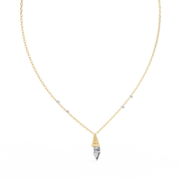 Pyramid Prism Lab Grown Diamond Pendant - Ophiratbf