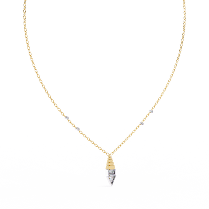 Pyramid Prism Lab Grown Diamond Pendant
