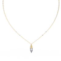 Pyramid Prism Lab Grown Diamond Pendant - Ophiratbf