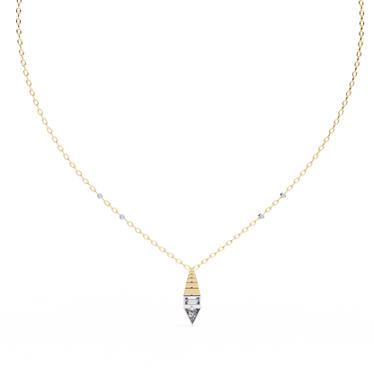 Pyramid Prism Lab Grown Diamond Pendant