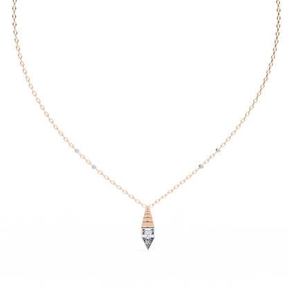 Pyramid Prism Lab Grown Diamond Pendant