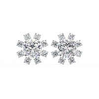 Solara Sunburst Lab Grown Diamond Studs - Ophiratbf