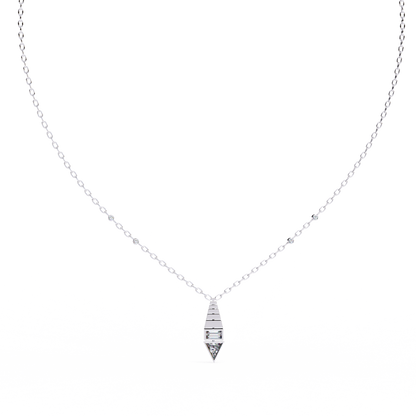 Pyramid Prism Lab Grown Diamond Pendant