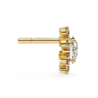 Solara Sunburst Lab Grown Diamond Studs - Ophiratbf