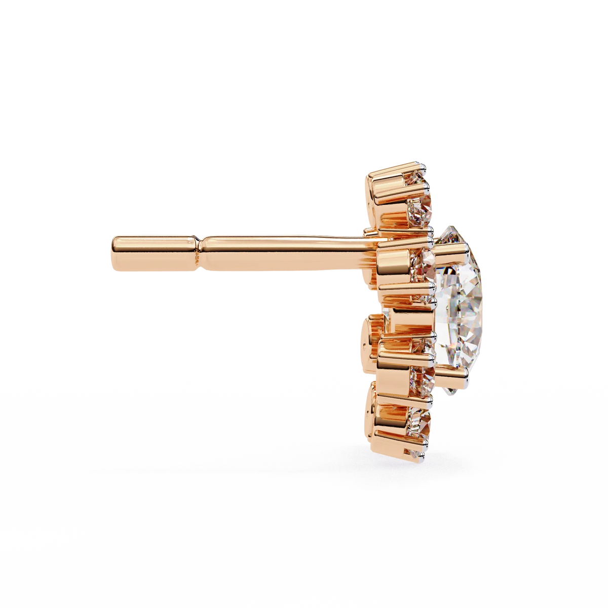 Solara Sunburst Lab Grown Diamond Studs - Ophiratbf