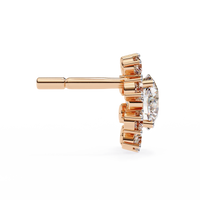 Solara Sunburst Lab Grown Diamond Studs - Ophiratbf