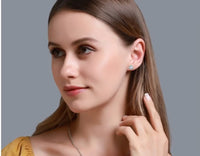 Pure Brilliance Round Lab Grown Diamond Earrings - Ophiratbf