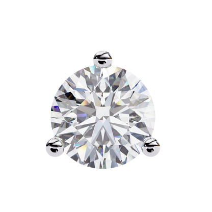 Pure Brilliance Round Lab Grown Diamond Earrings