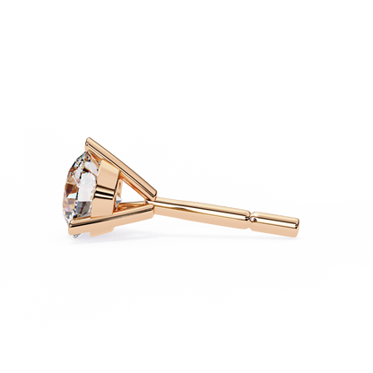Pure Brilliance Round Lab Grown Diamond Earrings