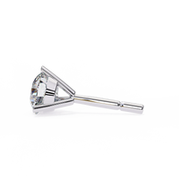 Pure Brilliance Round Lab Grown Diamond Earrings - Ophiratbf