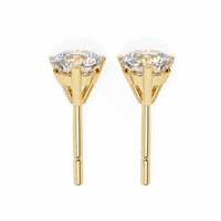 Pure Brilliance Round Lab Grown Diamond Earrings - Ophiratbf