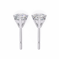 Pure Brilliance Round Lab Grown Diamond Earrings - Ophiratbf