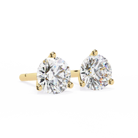 Pure Brilliance Round Lab Grown Diamond Earrings - Ophiratbf