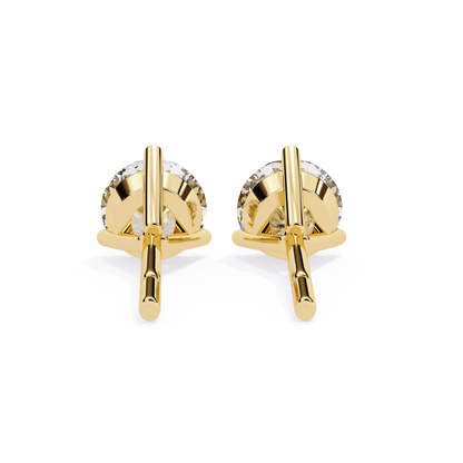 Pure Brilliance Round Lab Grown Diamond Earrings