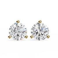 Pure Brilliance Round Lab Grown Diamond Earrings - Ophiratbf