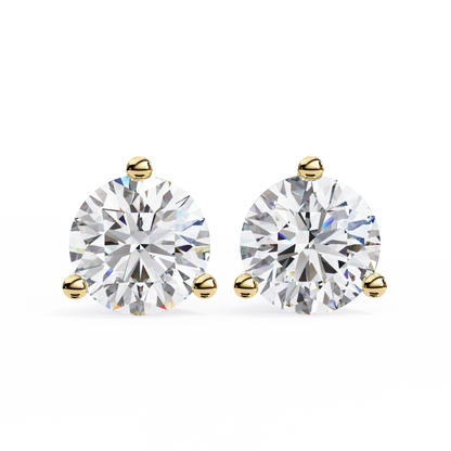 Pure Brilliance Round Lab Grown Diamond Earrings