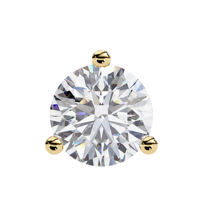 Pure Brilliance Round Lab Grown Diamond Earrings
