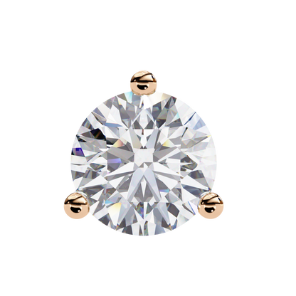 Pure Brilliance Round Lab Grown Diamond Earrings