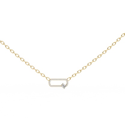 Orbit Charm Lab Grown Diamond Pendant