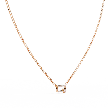 Orbit Charm Lab Grown Diamond Pendant