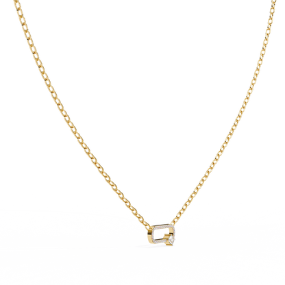 Orbit Charm Lab Grown Diamond Pendant