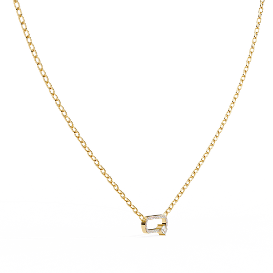 Orbit Charm Lab Grown Diamond Pendant