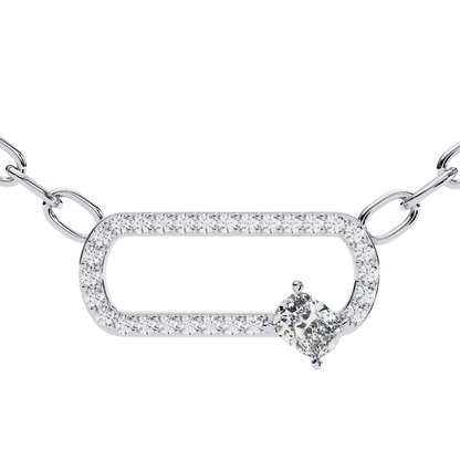 Orbit Charm Lab Grown Diamond Pendant
