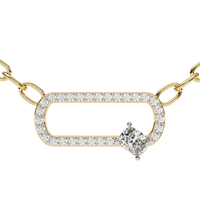 Orbit Charm Lab Grown Diamond Pendant - Ophiratbf